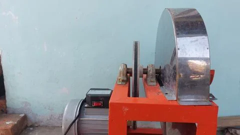 Cassava Cutting Machine Stock-Fotos
