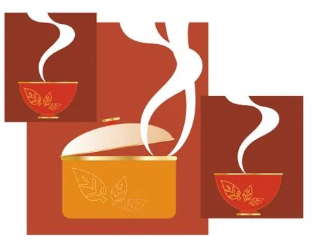 Casserole dish Stock Illustration
