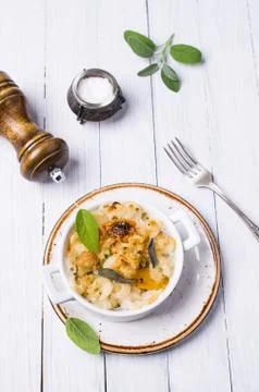 Casserole with pasta Stock Photos