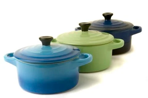 With the casserole Stock Photos
