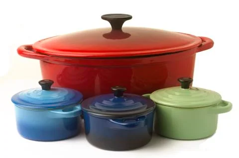 With the casserole Stock Photos