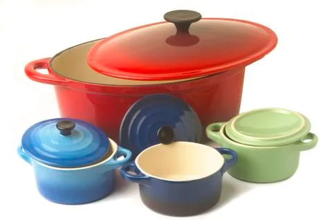 With the casserole Stock Photos
