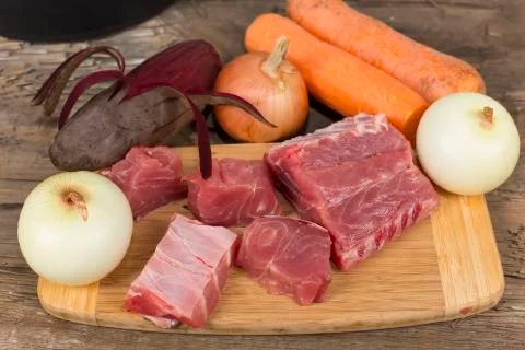 Casserole with vegetables for fighting Stock Photos