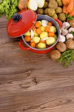 Casserole with vegetables Stock Photos