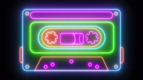 Cassette animation. Stock Footage 141791096