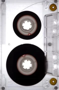Cassette backlit by white light Stock Photos