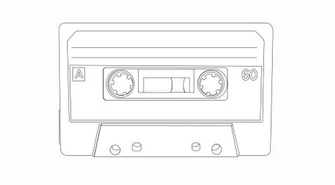 Cassette Stock Illustration