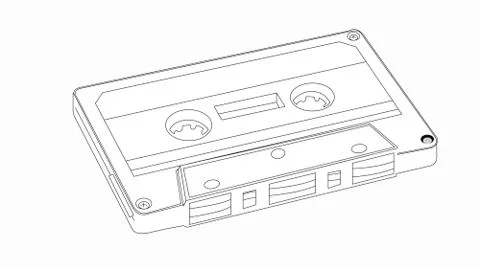 Cassette Illustrazione stock