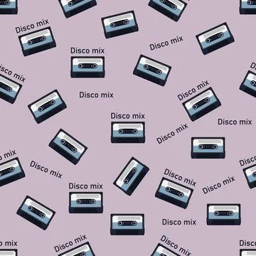 Cassette pattern Stock Illustration