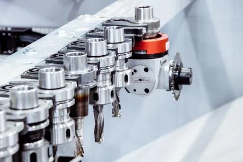 Cassette with replaceable cutting tool. Stock Photos