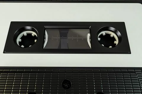 Cassette tape close up Stock Illustration
