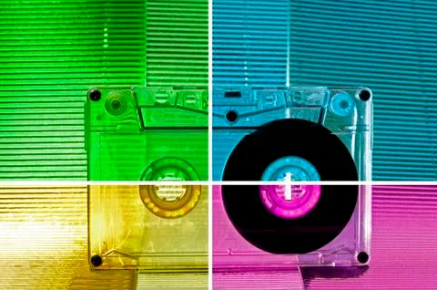 Cassette tape Stock Illustration