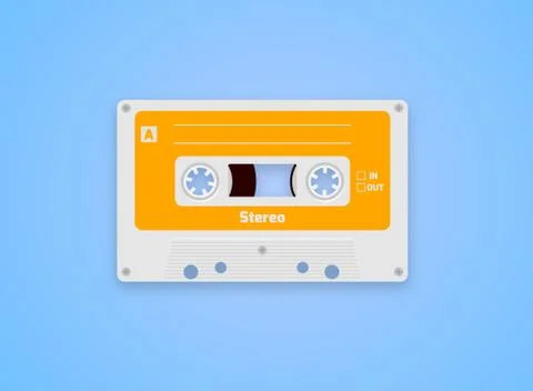 Cassette Tape Stock Illustration