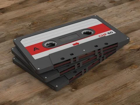 Cassette tape Stock Illustration