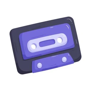 Cassette tape Stock Illustration