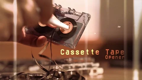 Cassette Tape Opener Catálogo de After Effects