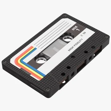 Cassette Tape - Vintage 3D Model
