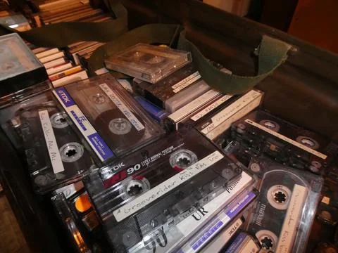 Cassette tapes Foto stock