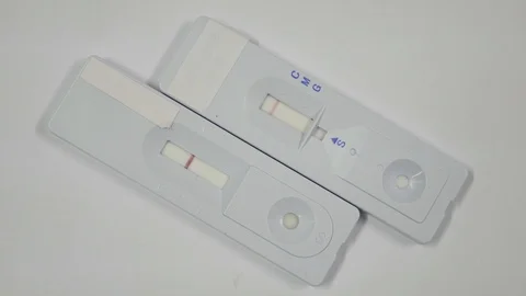 Cassette test for diagnosis. Video stock 113990407