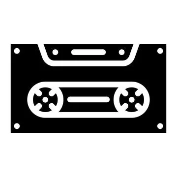 Cassette Vector Icon Design Illustration Stock Illustration