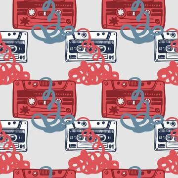 Cassettes Illustrazione stock