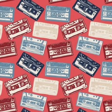 Cassettes Illustrazione stock
