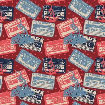 Cassettes Stock Illustration