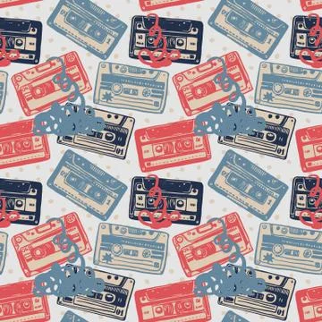 Cassettes イラスト素材