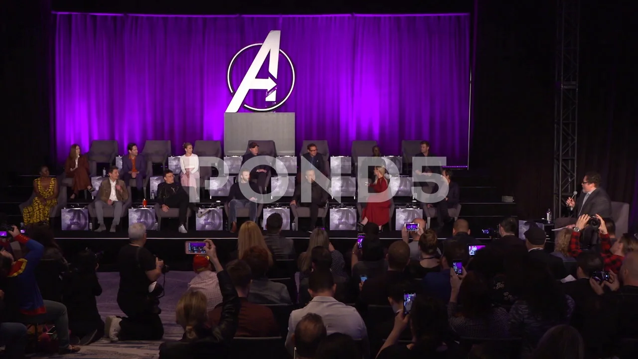 AVENGERS: ENDGAME Full Cast Interview Conference (2019) Marvel