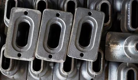 Cast iron for construction Stock Photos