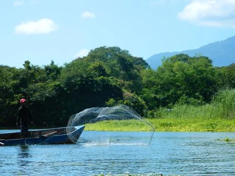 Cast the net Stock Photos