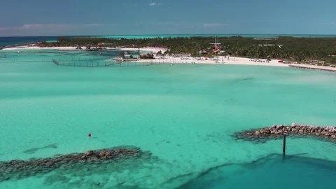 Castaway Cay, Island Stock Footage 74173900