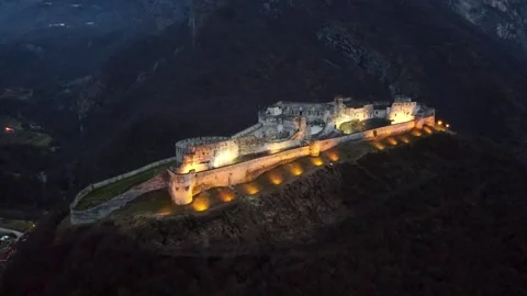 Castel Beseno Video stock 146123631