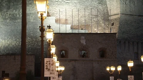 Castel dell'ovo Stock Footage 128452202