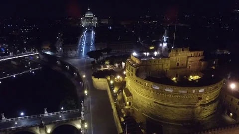 Castel Saint Angelo Stock Footage 114029861