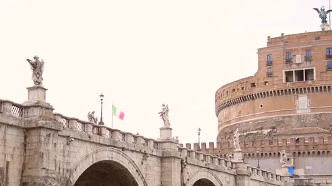 Castel S.Angelo Video stock 131308178