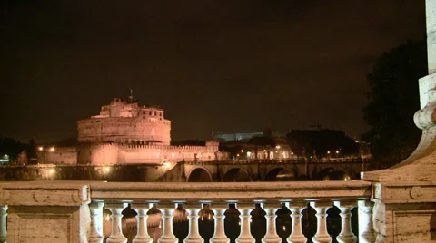 Castel Sant' Angelo Video stock 34840787