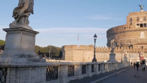 Castel Sant Angelo Vídeos de archivo 77151826