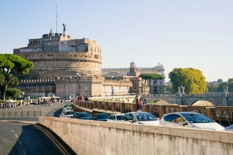 Castel Sant Angelo in Rome Stock Photos