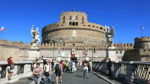 Castel Sant'angelo, Rome Video stock 92730964