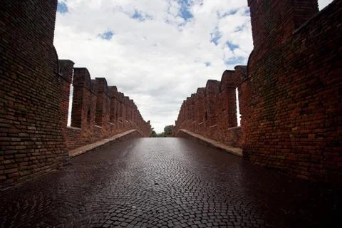 Castel vecchio bridge Stock Photos