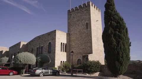 Castell de la Suda inner courtyard Stock Footage 231633368