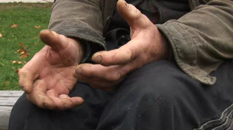 Castellan hands 1 Stock Footage 32184978