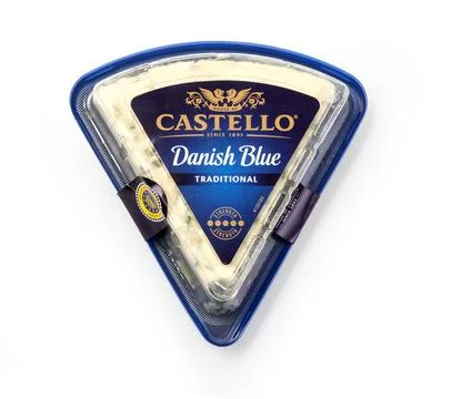 Castello danish blue package Illustrazione stock