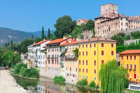 Castello degli Ezzelini Stock Photos