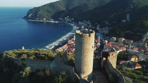 Castello di Noli Stock Footage 221182062