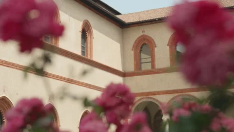 Castello Sforzesco Milano Stock Footage 254001615