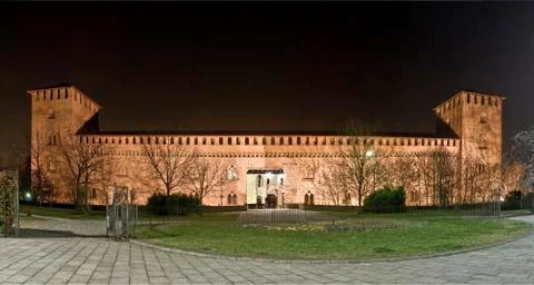 Castello Visconteo Stock Photos