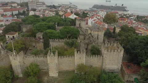 Castelo de S. Jorge Video stock 172412491