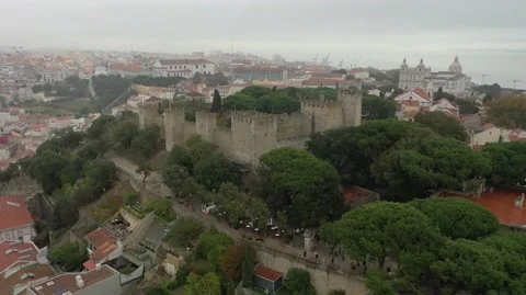 Castelo de S. Jorge Video stock 172412492